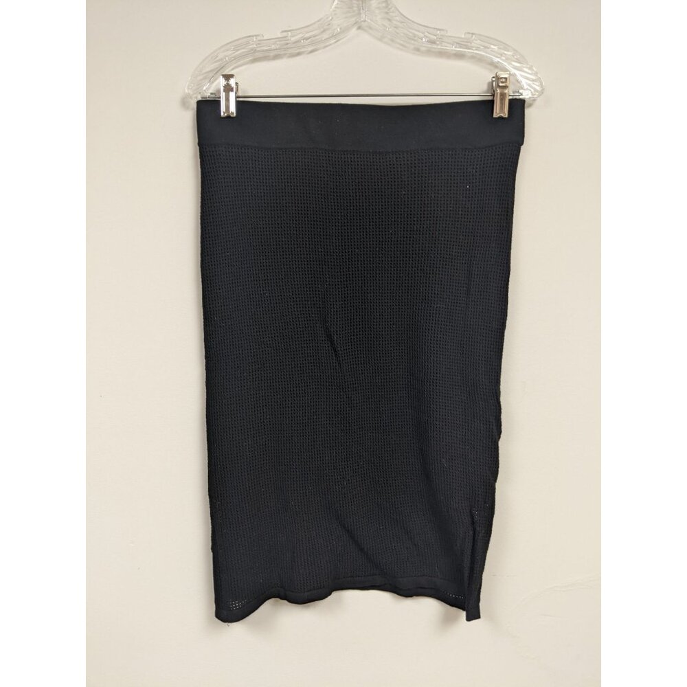 INC International Concepts Size M Medium Skirt Stretchy Black Modest